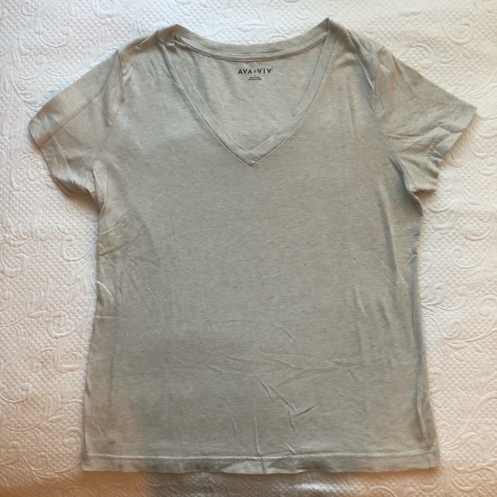 Oatmeal V Neck